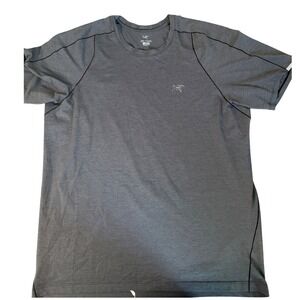 Arc'teryx Cormac Crew Technical T-Shirt Men L Gray Athletic Utility Sport Hiking